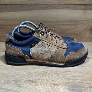 Teva Highside '84 Retro Sneakers Mens 8.5 Deep Lake Blue Casual Shoes 1103238